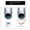 1Pcs Double U-Cross Hose Clamp Cross Clamp Tube Pipe Clip Durable U Bolt