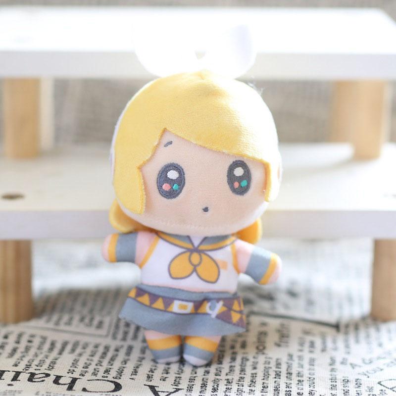 24pcs/lot 12cm Cute anime stuffed Girls' dolls Plush Toys Keyring Pendant Gift bag accessories