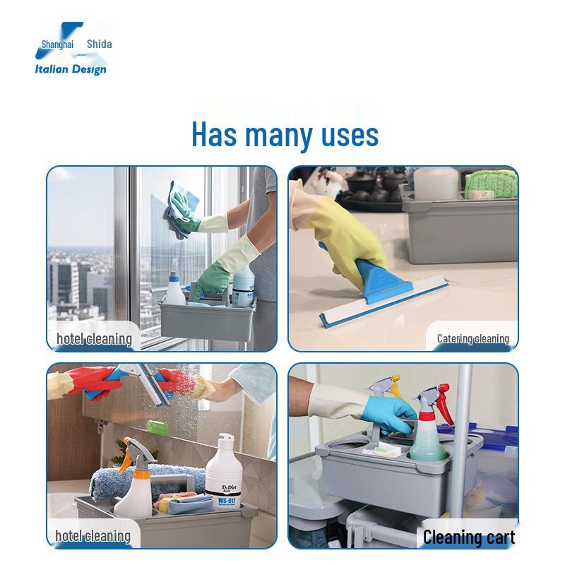 Handheld Cleaning Basket for Hotel or Home Storage