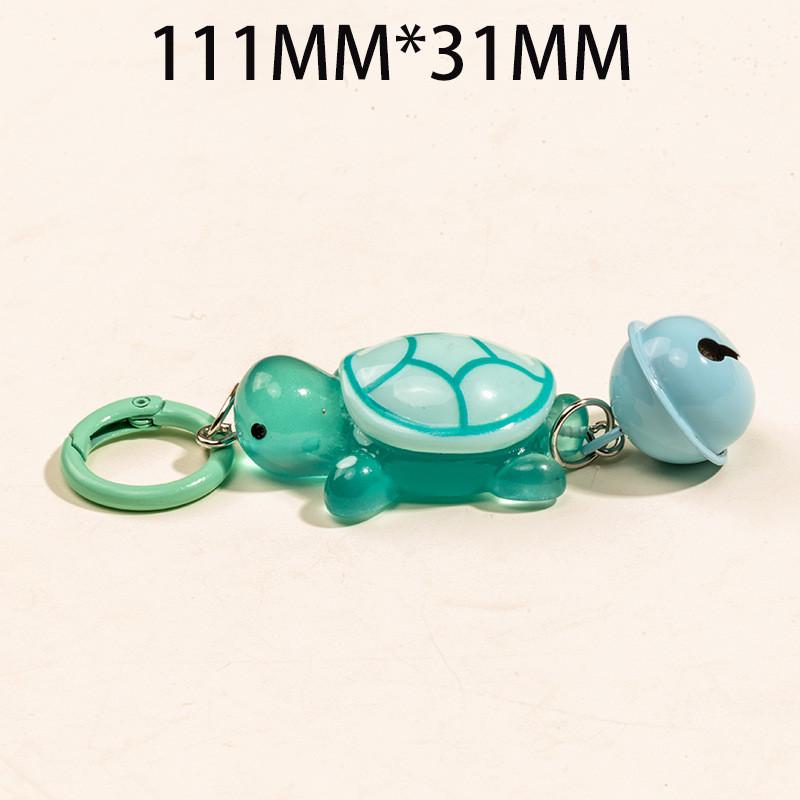 

Colorful Glow In The Dark Turtle Keychain Adorable Cute Gift For Students And Young Girls світло-синій колір