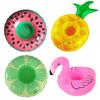 EU SOU Mini Floats, Drink Holder, Cup Holder Coaster with Animal and Fruit Designs, Perfect for Pool, Beach, Water Play, Bath, and Beach Trips (Set