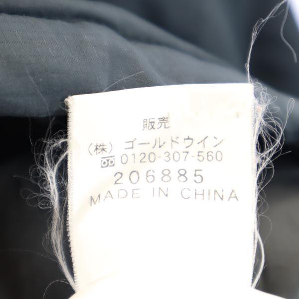 HELLY HANSEN Down jacket XL Black series Logo embroidery Men's Used