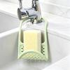 Soap Bar Holder Sink Hanging Sponge Holder, Foldable Rust Proof Storage Rack, Drain Shelf Space Saving Organizer for Sponges Scrub Brushes And Brush