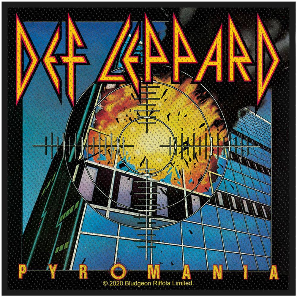 Toppa piromania Def Leppard One Size nero