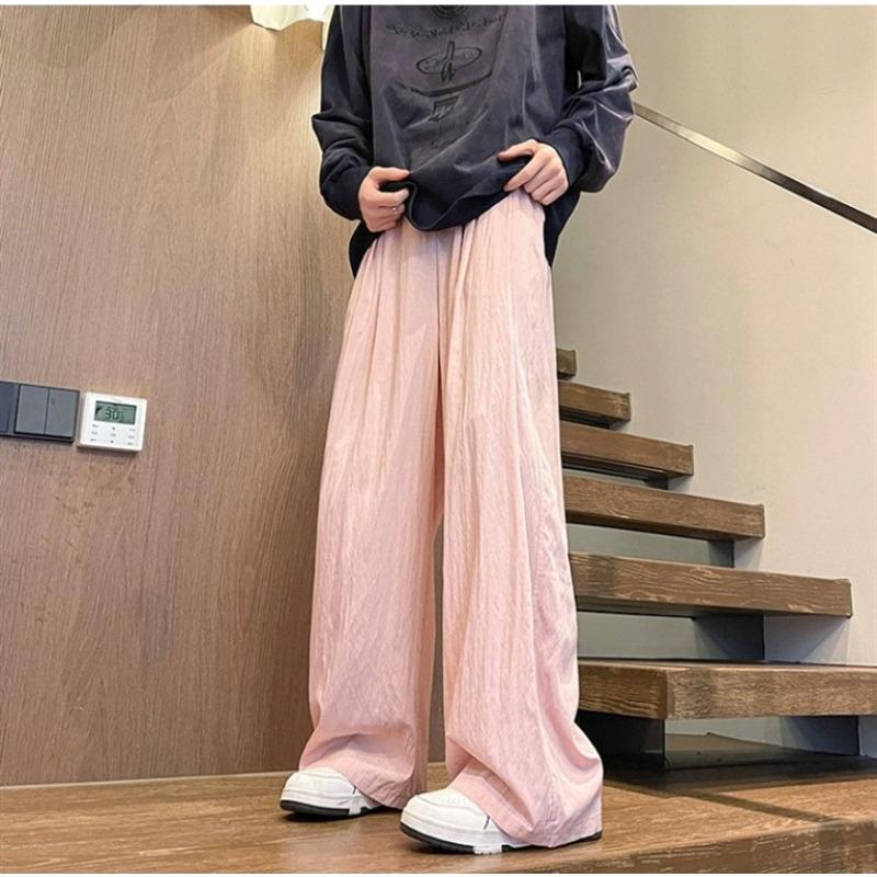 Lazy Style Yamamoto Pants Summer Thin Quick-drying Wide-leg Pants Tall and Extended Draping Loose Pants for Women