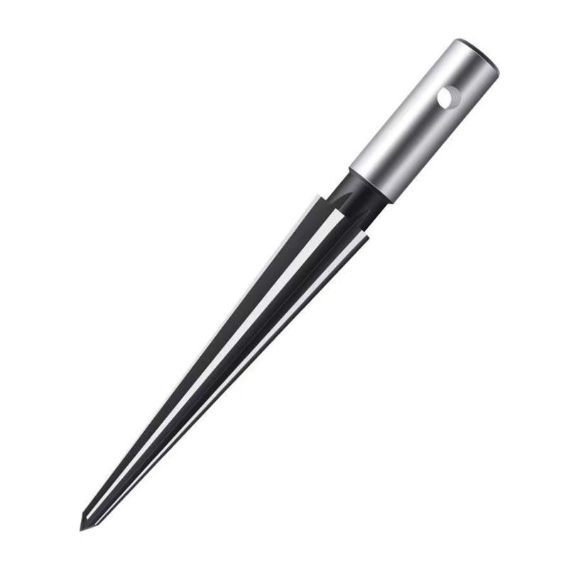 Professional Tapered Reamer with Round/Hexagonal Shank T-Handle Smooth Cutting Drilling Tool for Machinists Woodworking