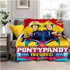 Fireman Sam Throws Blankets Kids Super Soft Warm Cartoon Flannel Blanket for Travel Bedding Couch Sofa Bed Blanket For Gifts