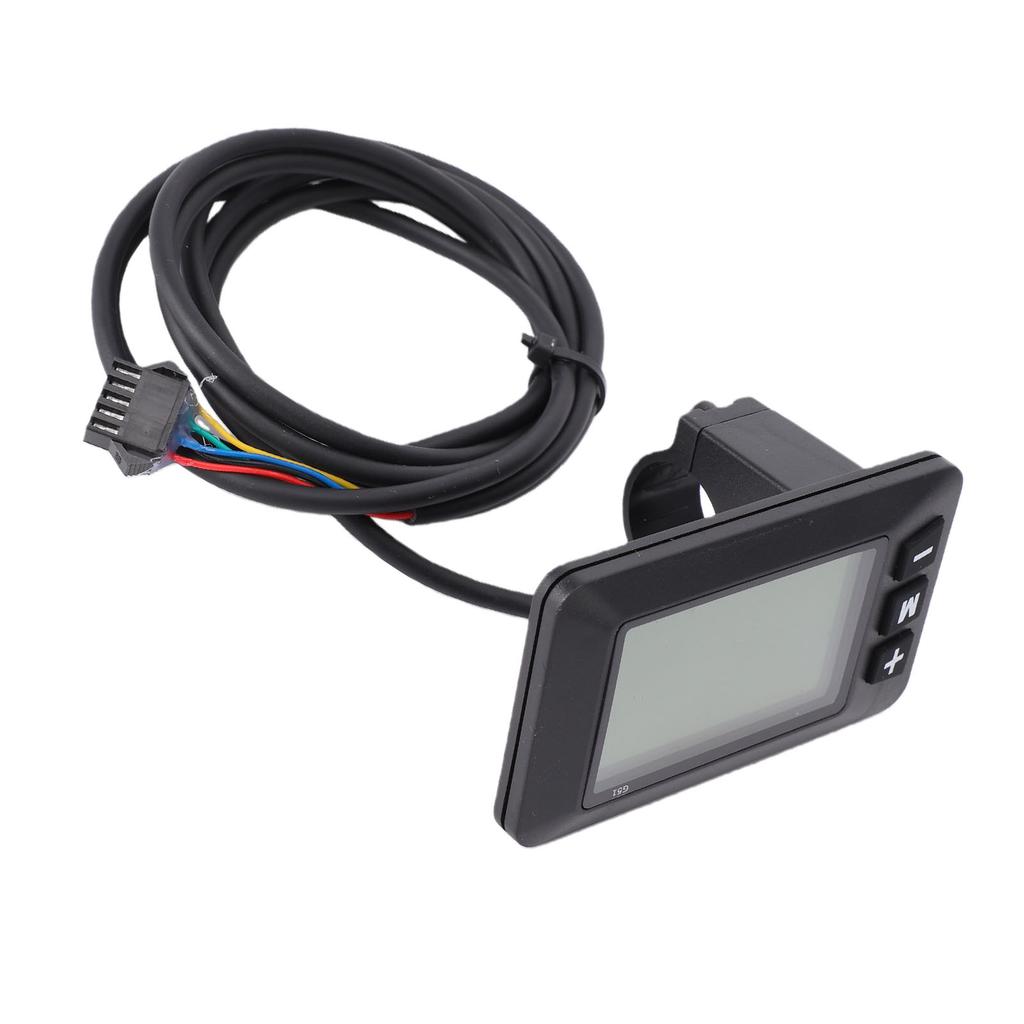Electric Bike LCD Display Meter Speed Battery Display Bike Control Panel with Water Proof SM 5Y Connector for
