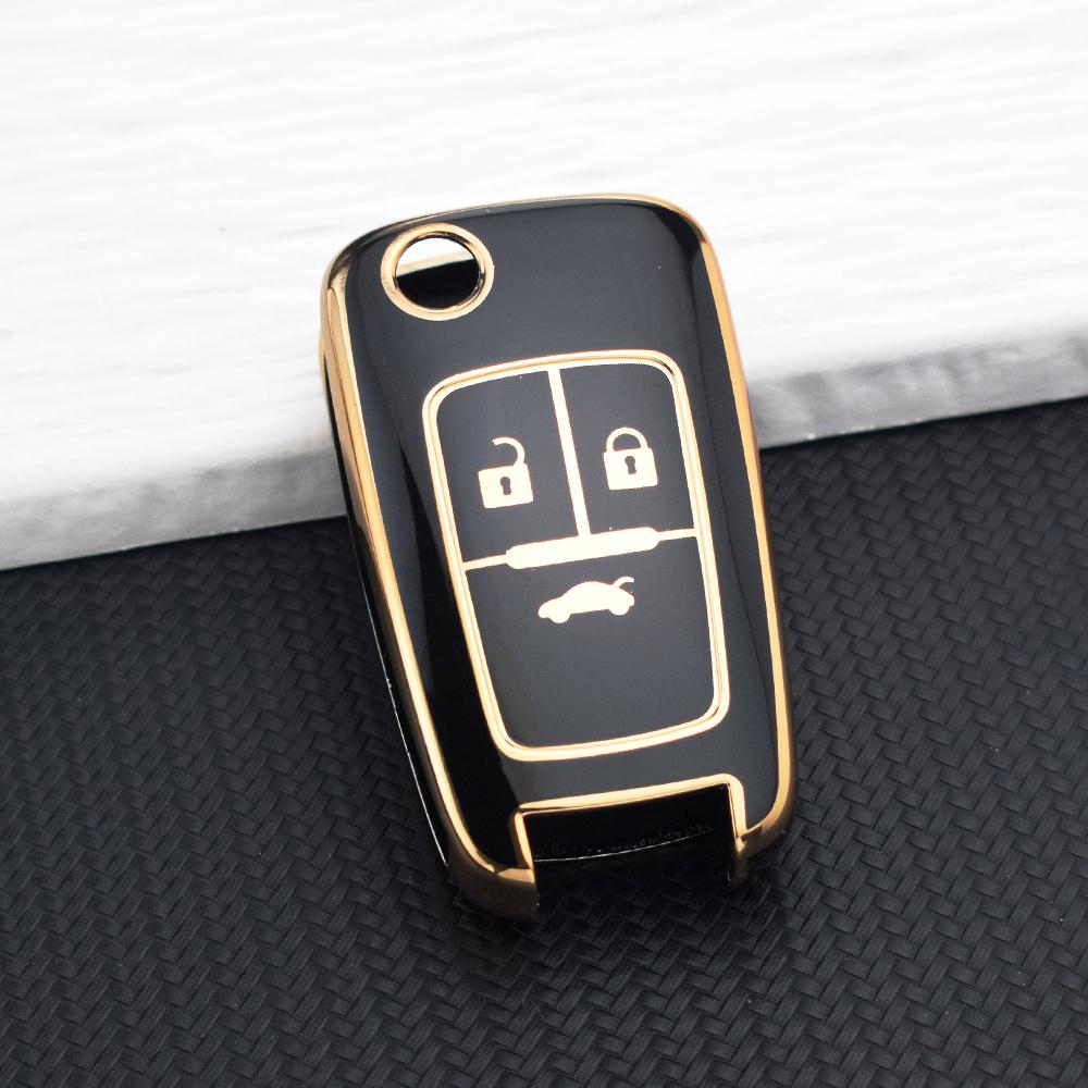 Car Key Case For  Chevrolet Cruze Aveo Trax Sail Malibu Captiva Opel Vauxhall Astra J Corsa Mokka Insignia Tpu Flip Key Cover