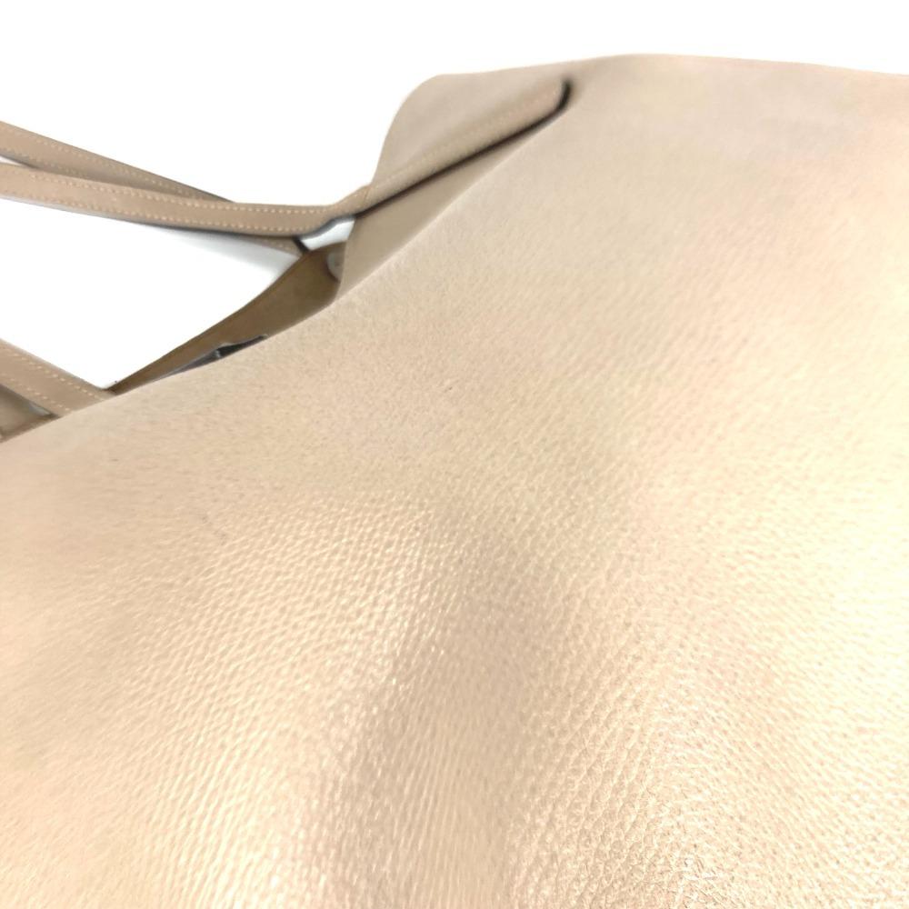 FENDI With porch Logo F-Is Bag Shoulder Bag Tote Bag Shoulder Bag Leather Beige