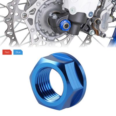 NICECNC For Yamaha 2005- YZ125 YZ250 M16 Front Wheel Axle Shaft Lock Nut Screw WR250F WR450F YZ250F YZ 450F 125X 250X WR250R