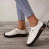 Damen Ballerinas 2024 Neu Orthopädische Slipper Damen Mokassins Genäht Slip-on Ballerinas für Damen Schuhe für Krankenschwestern Medizinisch