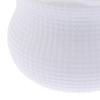 5Pcs Flower Pot Round Planters With Artificial Lawn Vase White Plastic Thick Plants Flower Pot Home Garden Decorations