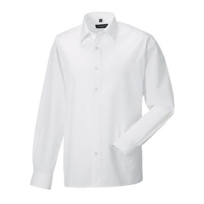 Chemise à manches longues en popeline pour homme de la collection Russell