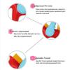 1Pc Horse Pendant Minimalist Bag Pendant Creativity Wing Decoration Cartoon Color Blocking Leather Pendant Car Keychain