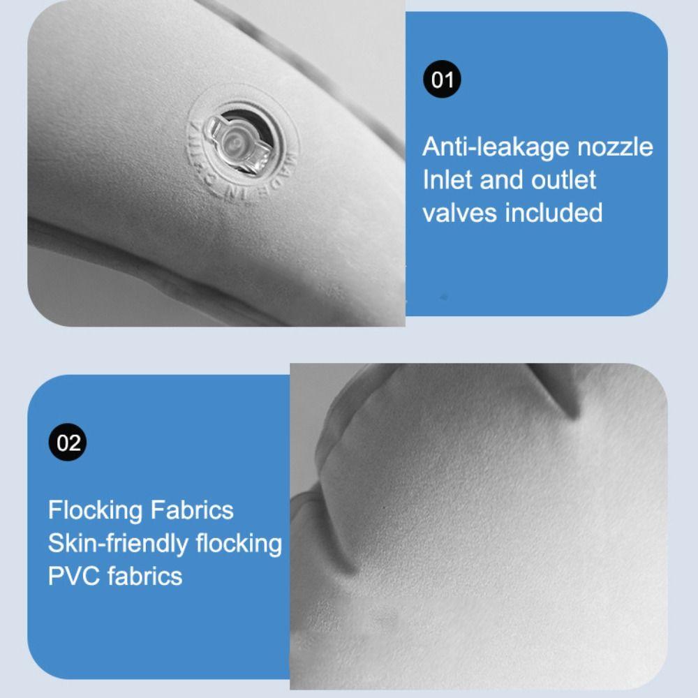 Foldable Side Sleeping Pillow Ergonomic Chin Support Cushions Portable Headrest  High Speed Trains