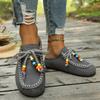 Women's Summer Breathable Thick-Soled Closed-Toe Birkenstock-Style Slip-On Casual Sandals.