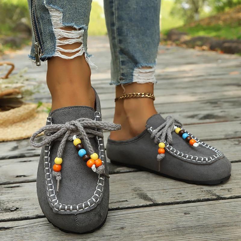 Women's Summer Breathable Thick-Soled Closed-Toe Birkenstock-Style Slip-On Casual Sandals.