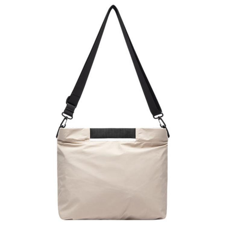 New Anta Life Collection Fabric Crossbody Bag, Shoulder Bag Unisex Black/Light Khaki 192518142