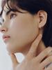 Enuf (Silver 925) Melo Flat Earring