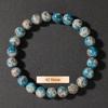Beaded bracelet powder crystal garnet natural stone tiger's eye stone bead string natural crystal bracelet design