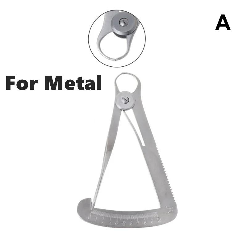 0-10mm Surgical Instrument Tool for Dentistry Dental Orthodontic Stainless Steel Caliper Ruler Wax Crown Gauge Measuring