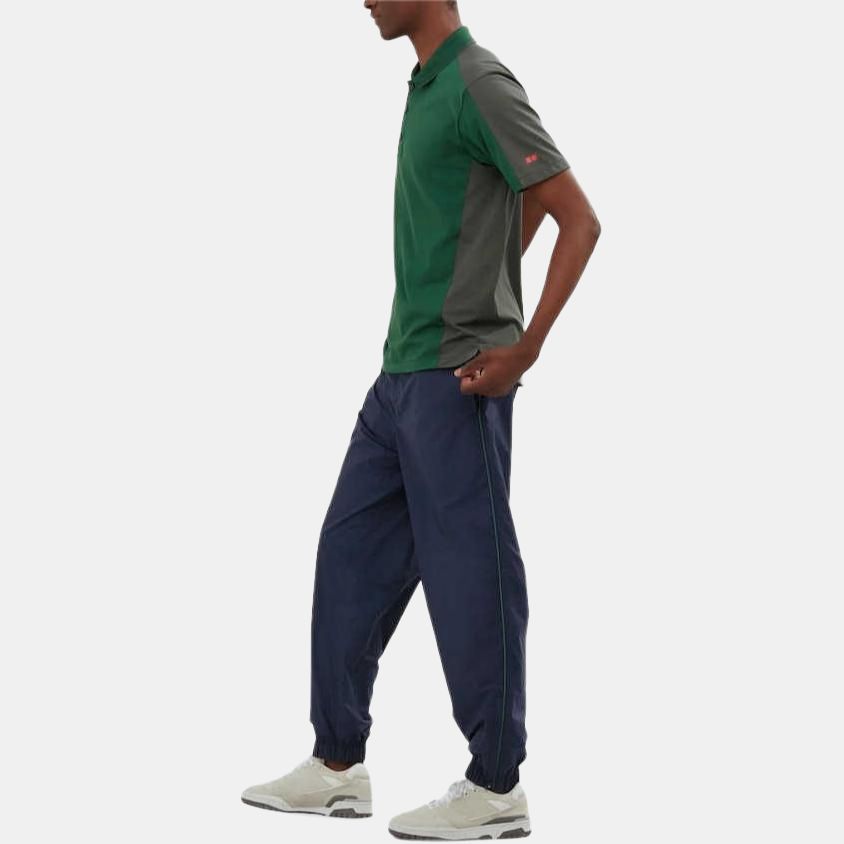 UNIQLO Color Block Casual Short Sleeve Polo Shirt Men tops Green 465862-55