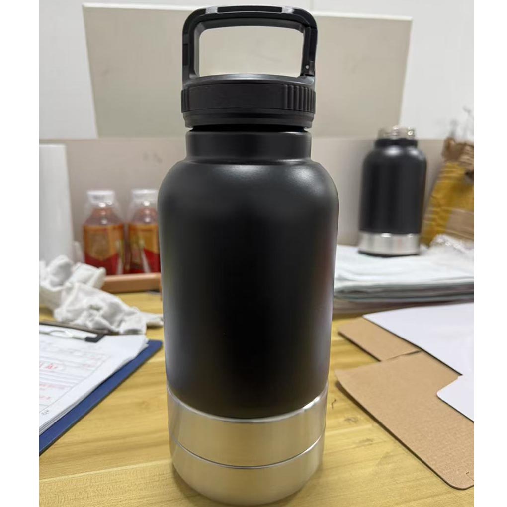Insulated Dog Travel Water Bottle With Detachable Bowls Pup Hydrated Anywhere Travel Dog Water Bowl