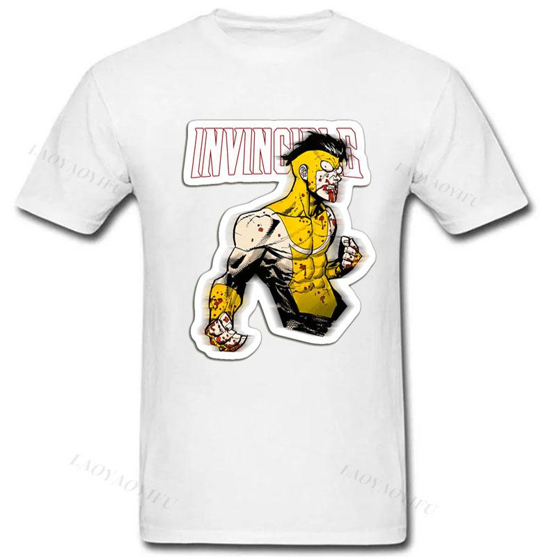 

Unisex Women New Fashion Hot Selling Gamer Y2k Clothes Atom Eve Invincible Mark Grayson Essential TShirts Polyester Unisex T Shirt 4XL