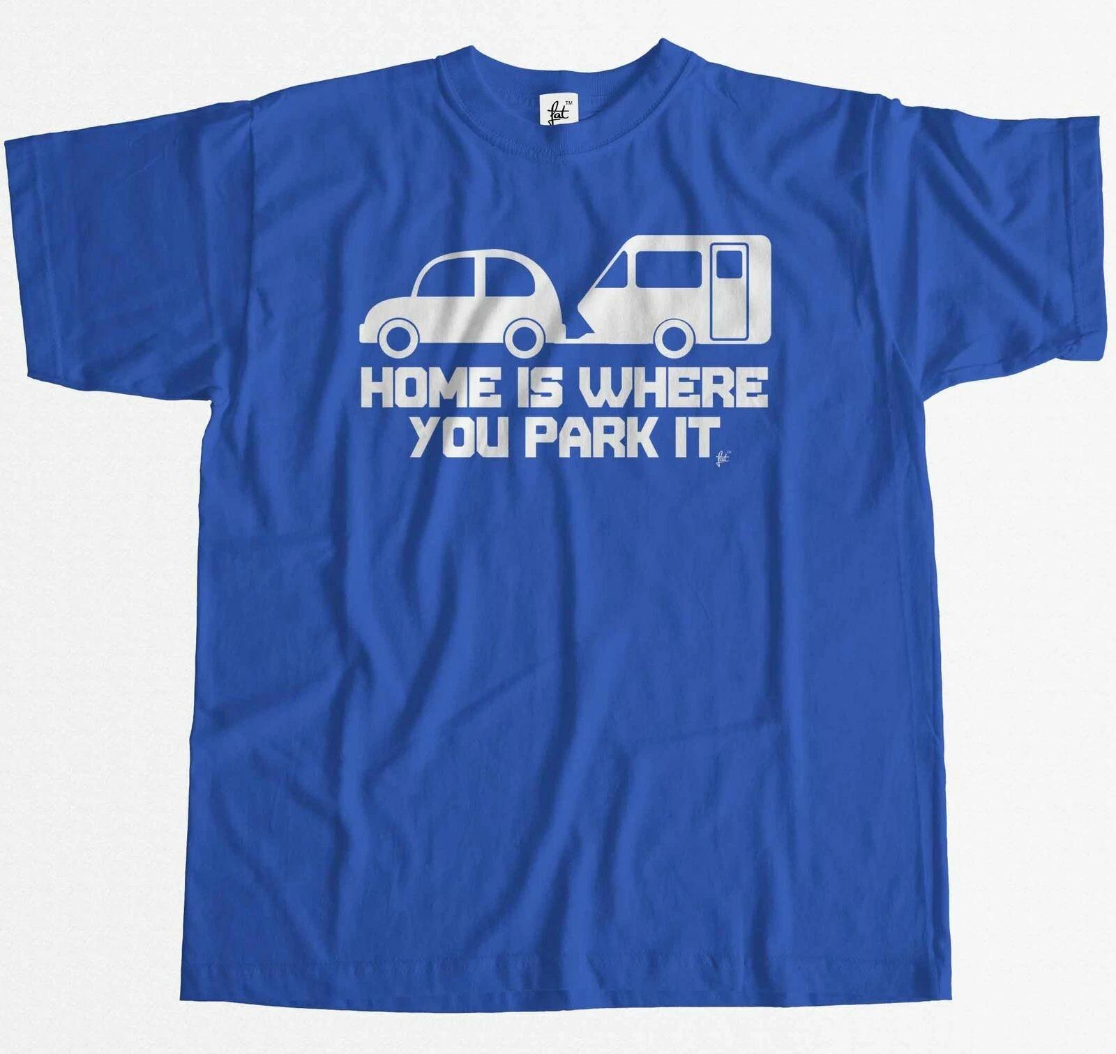 Home Is Where You Park It - Holiday Mens T-Shirt XL