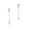 10K Yellow Gold Earrings 111636153019 4℃ (4℃) (YG)
