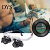 Magnifying Glass 1 Set Head Mount Magnifier 2 LED Lights Adjustable Loupe Dimmable 8/15/23 Times Circuit Board Headband Home Supply Head-mounted