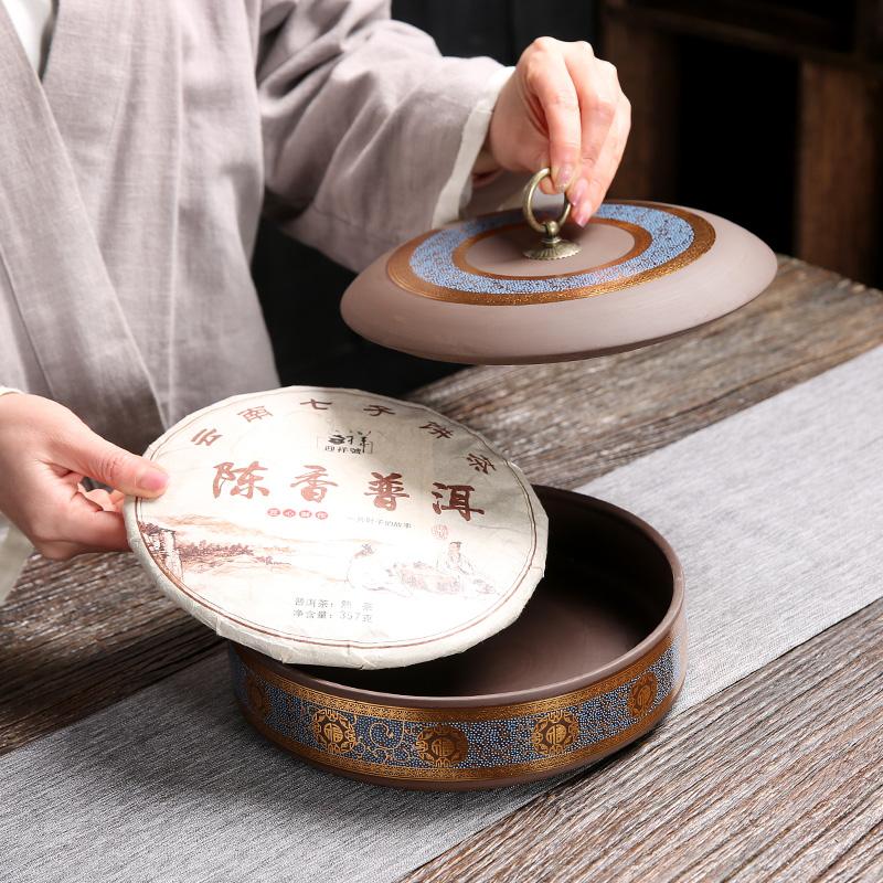 Modern Ceramic Storage Jar Pie Porcelain Sealed Jar Candy Coffee Box Moisture-Proof Porcelain Storage Tank with Lid Home Decor