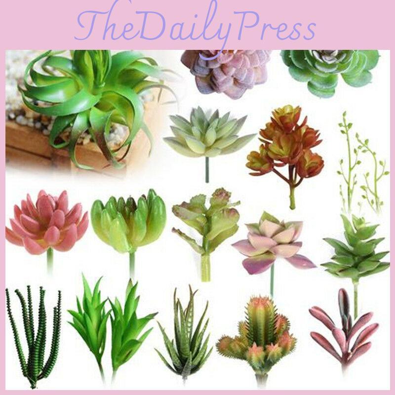 Vividly Colored Mini Artificial Succulents To Brighten Up Any Living Space