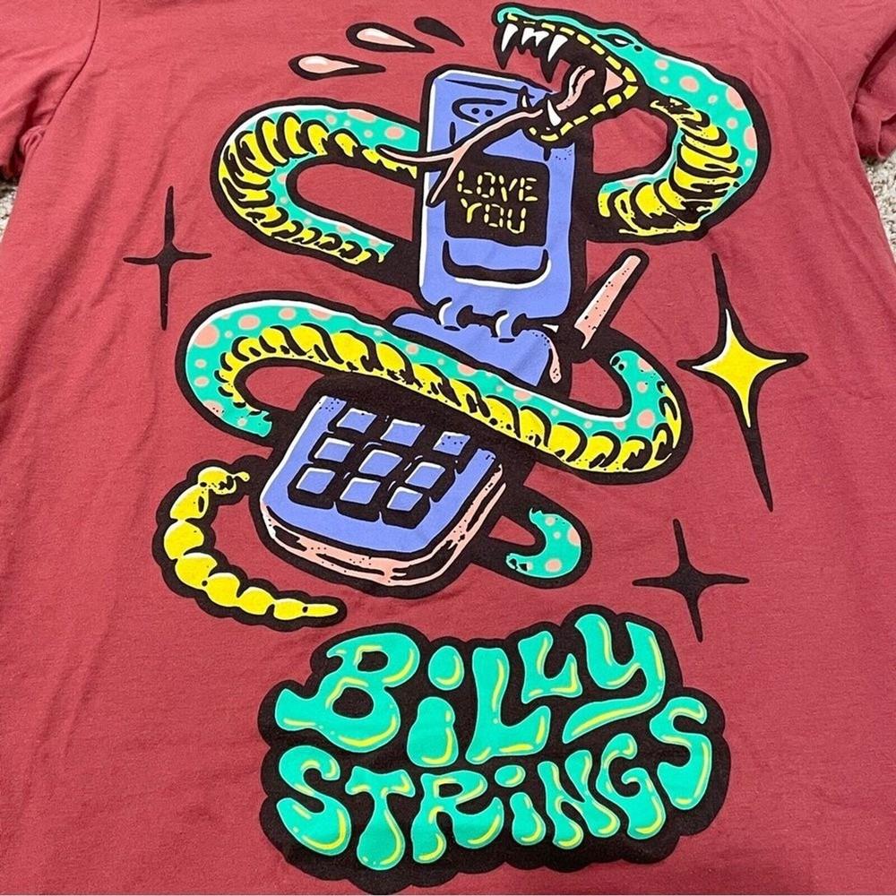 Billy Strings Graphic T-Shirt Cell Phone Love You Snake Classic Cotton All Sizes Unisex T-Shirt XXXXL