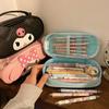 Cinnamoroll Kuromi Pencil Case Pouch Pen Case Small Item Case Writing Instruments Stationery PU Leather Cosmetic Pouch School Entrance Gift Girl