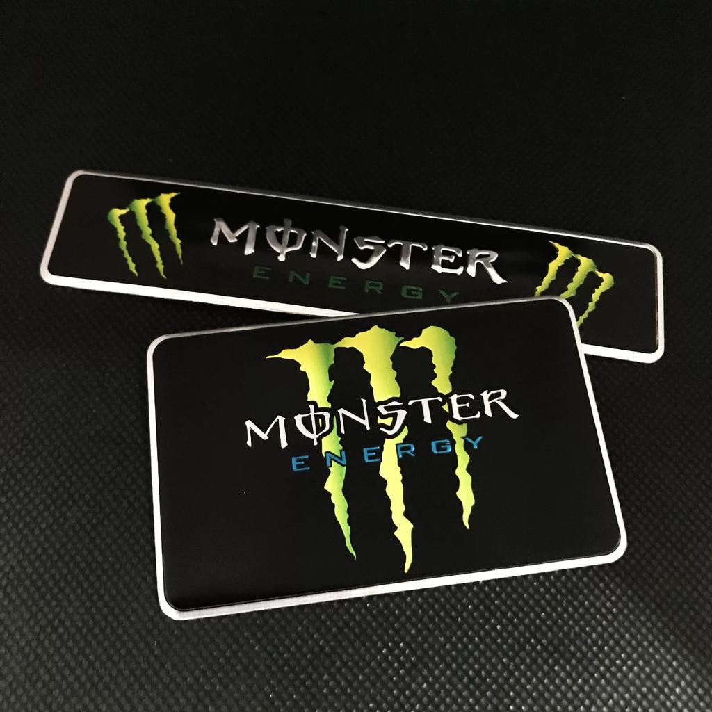 Car modification car sticker, ghost claw monster devil MONSTER metal label aluminum alloy nameplate personalized decorative sticker