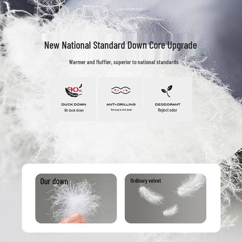 Boys' Waterproof Down Jacket with Textured Pattern