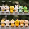 Chinese Zodiac Animal Resin Mini Ornaments for Desk and Car Decor