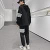 Trendy Hooded Jacket & Sweater Suit for Young Couples – Casual & Loose Fit