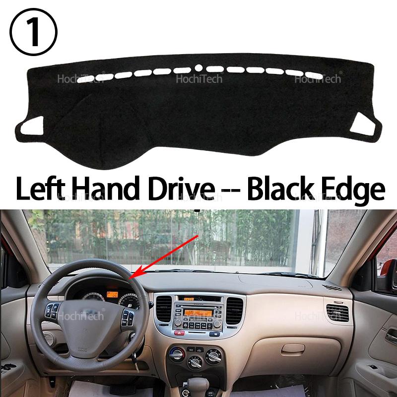 For KIA RIO 2 2005-2009 New Pride Rio5 RIO2 High Quality Dashboard Mat Dashmat Cover Pad Sunshade Carpet Accessories