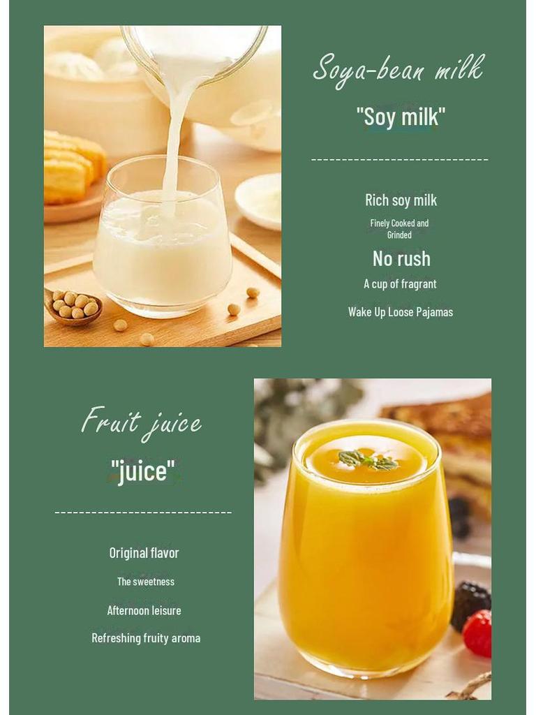 800ml Mini Soy Milk Machine: Fully Automatic, Small Household Appliance for 1-2 People, Food Mixing, and Wall-Breaking Technology