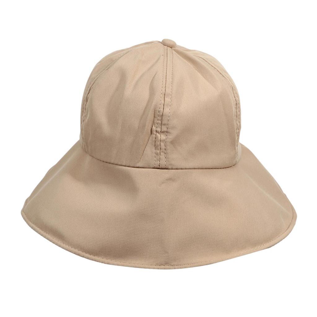 Foldable Summer Wide Brim Sunhat Women Adjustable Sun Caps Outdoor Beach Bucket Hat UV Protection Visors Fisherman Ponytail Caps
