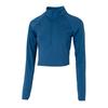 Meridian Soft Series Knit Sports Stand Collar Long Sleeve Sweatshirt Women Sweatshirt 6003993-498
