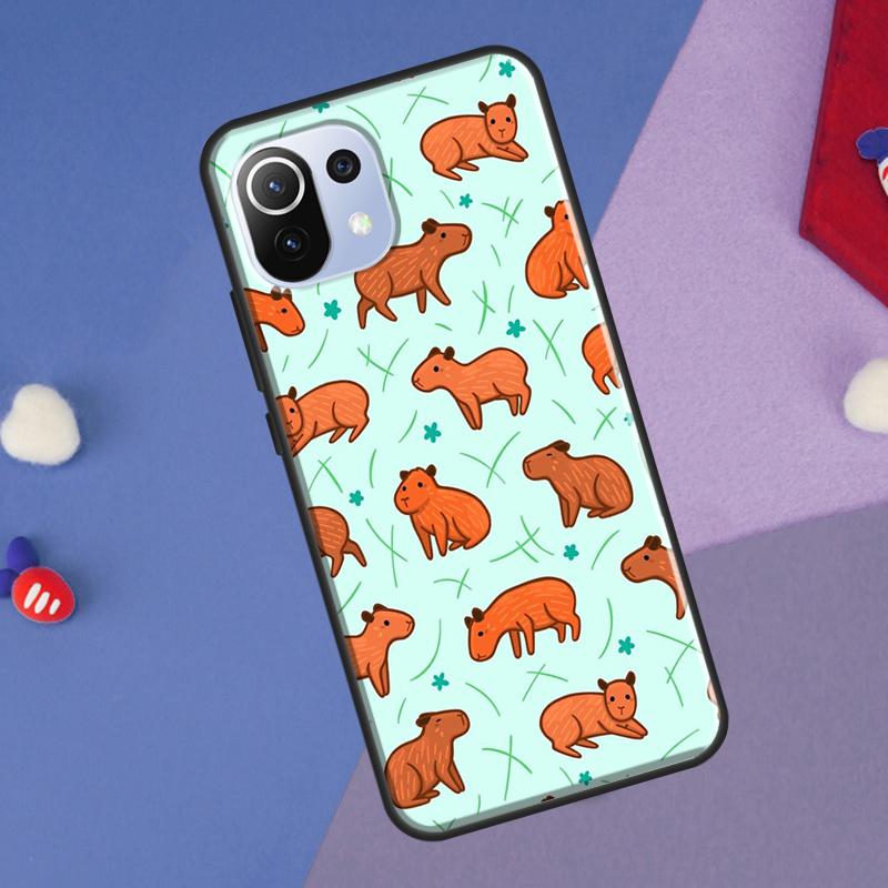 Capybara Lovely Animal Cover For Xiaomi 13 14 Ultra 11T 12T 13T 14T Pro POCO X7 Pro X3 X5 F3 F5 F6 M6 X6 Pro Case