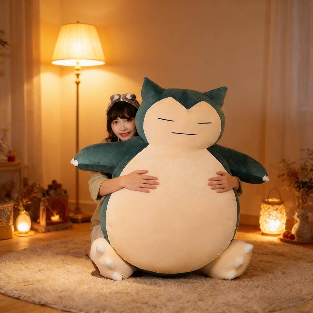 100/130/150/200cm Kawaii Giant Snorlax Plush  Plush Toys Soft Snorlax Leather Shell Plushie Dolls NO Filling Pillow Gifts