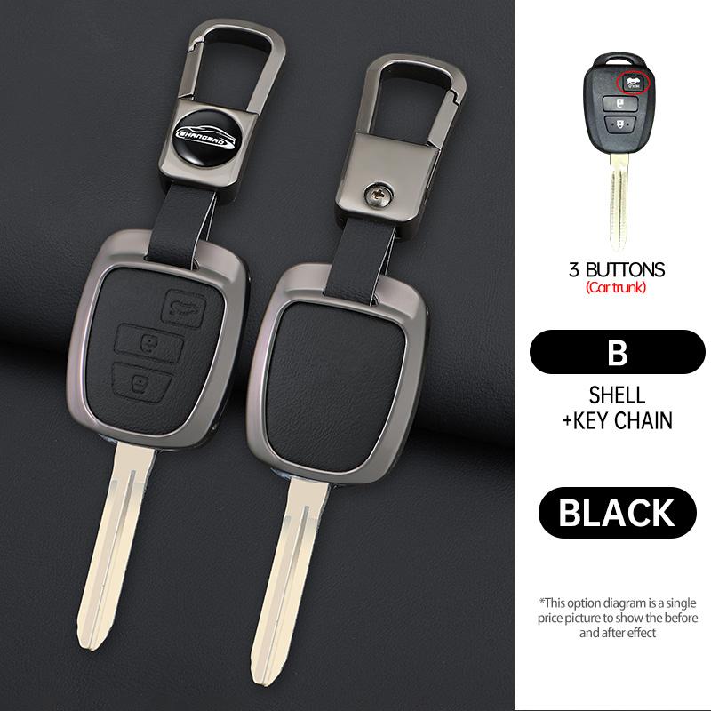 Car Key Cover Case Shell Fob Holder Accessories For Toyota Rav4 Camry Corolla Tacoma Vios Prius C Highlander