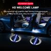 2Pcs Car Door Logo Emblem Welcome Led Light For Volvo 240 C70 S40 S50 S60 S70 S80 S90 V40 V50 V60 V90 XC40 XC60 XC90 Vnl Truck