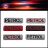 3D Premium Petrol Oil Vehicle Fuel Marking Car Engine Hood Fender Tail Rear Decal Emblem Badge Sticker for Universal