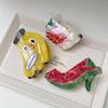 YHJ Frucht-Serie Haarspangen: Kreative Wassermelonen-, Apfel-, Erdbeer-Haarspangen in Acetat und gespleißtem Hai-Design.